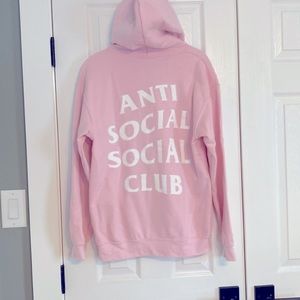 Anti Social Social Club fleece-lined hoodie